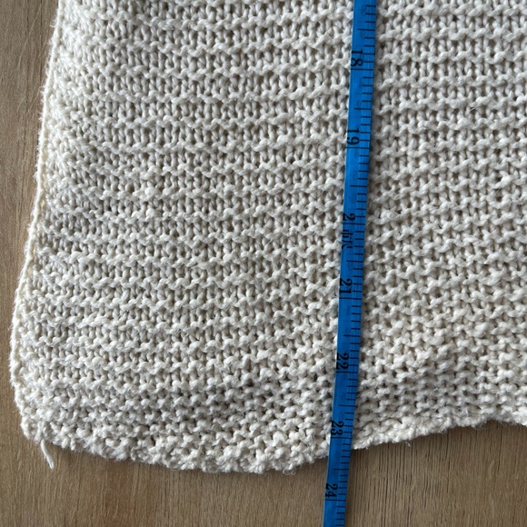 Billabong Sideways Love Sleeveless Turtleneck Sweater - Ivory - Size M - Picture 11 of 15